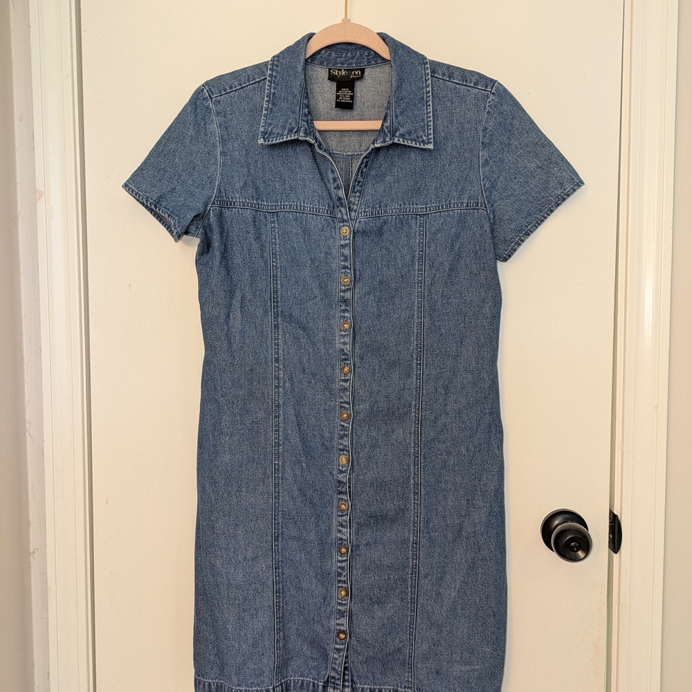 Style & Co. Light Blue Denim Shirt